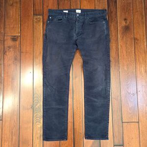 J Crew Pants Men's 35x32 Blue Corduroy 484 Slim Fit 5 Pocket Jeans Chino